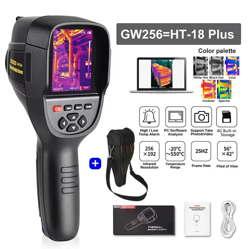 Thermal Imaging Camera Pcb Repair - กล้องถ่ายภาพความร้อนใหม่สำหรับการรั่วไหลของท่อน้ำและ256ไฟฟ้า * 192เครื่องถ่ายภาพความร้อนอินฟราเรดแบบมือถือ