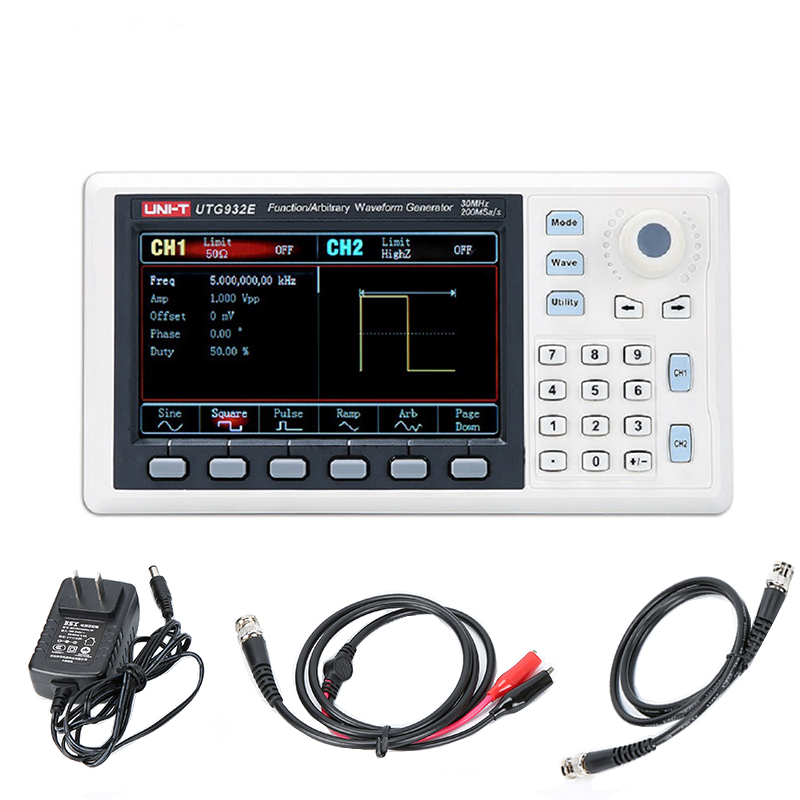 Function Arbitrary Waveform Generator - เครื่องกำเนิดสัญญาณรูปคลื่นอิสระ UTG962E แบบสองช่องสัญญาณ ความเร็ว 200MS/s ความละเอียด