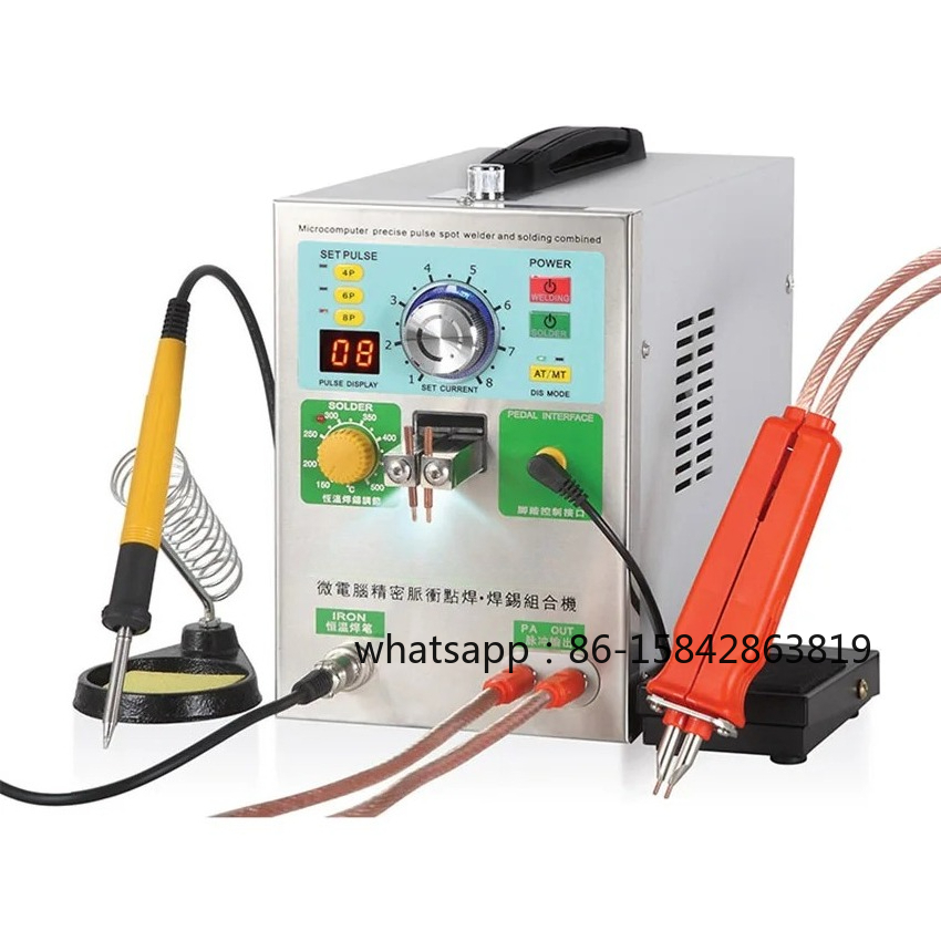 Spot Welder 18650 Battery Pack - เครื่องเชื่อมจุดอัตโนมัติแบบพัลส์อินดักชั่น 3.2 กิโลวัตต์ สำหรับชุดแบตเตอรี่ 18650