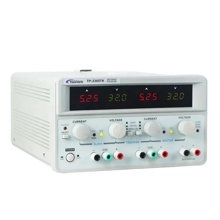 Linear Lab Power Supply Adjustable - แหล่งจ่ายไฟฟ้ากระแสตรงแบบปรับค่าได้สองช่องสัญญาณ 2026/Twintex TP-2305E 300W Symmetric Linear