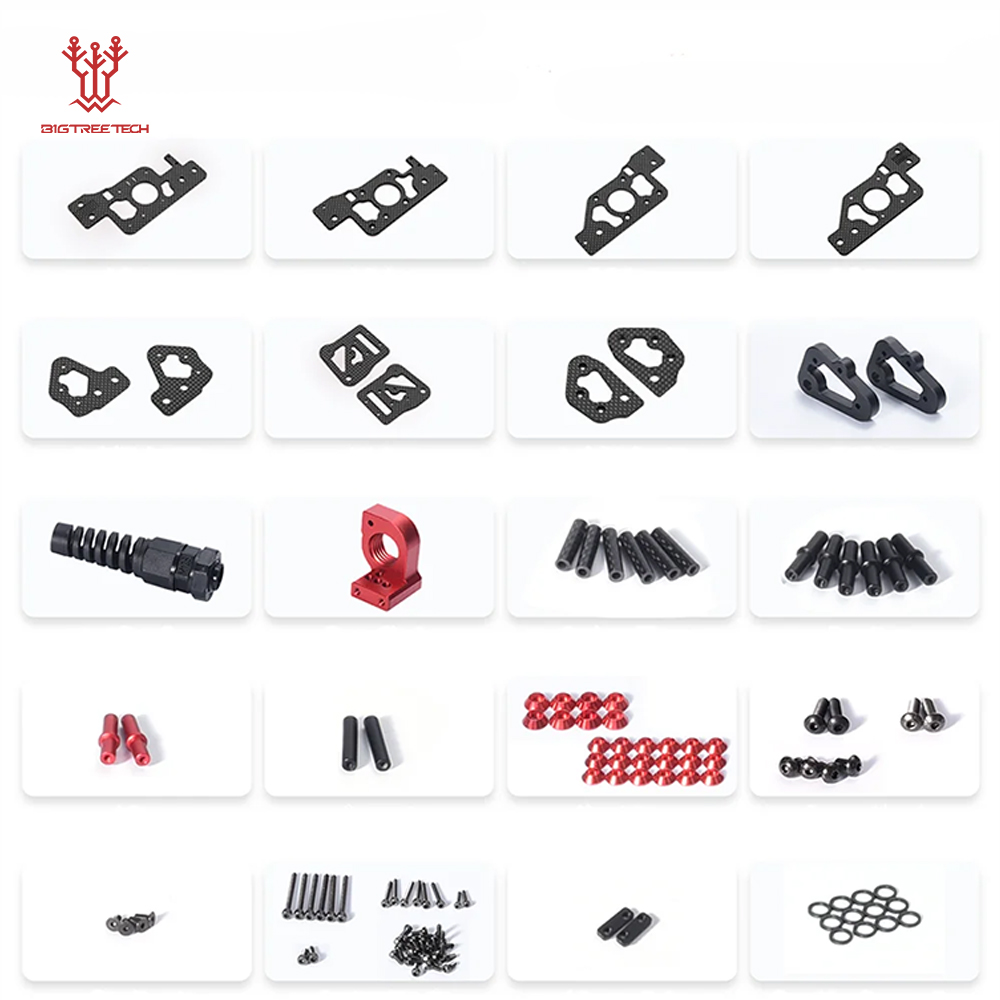 Voron 2.4 R2 Kit - หน้าจอ: BIGTREETECH CHAOTICLAB คาร์บอนไฟเบอร์ชุด AB มอเตอร์ติดตั้ง