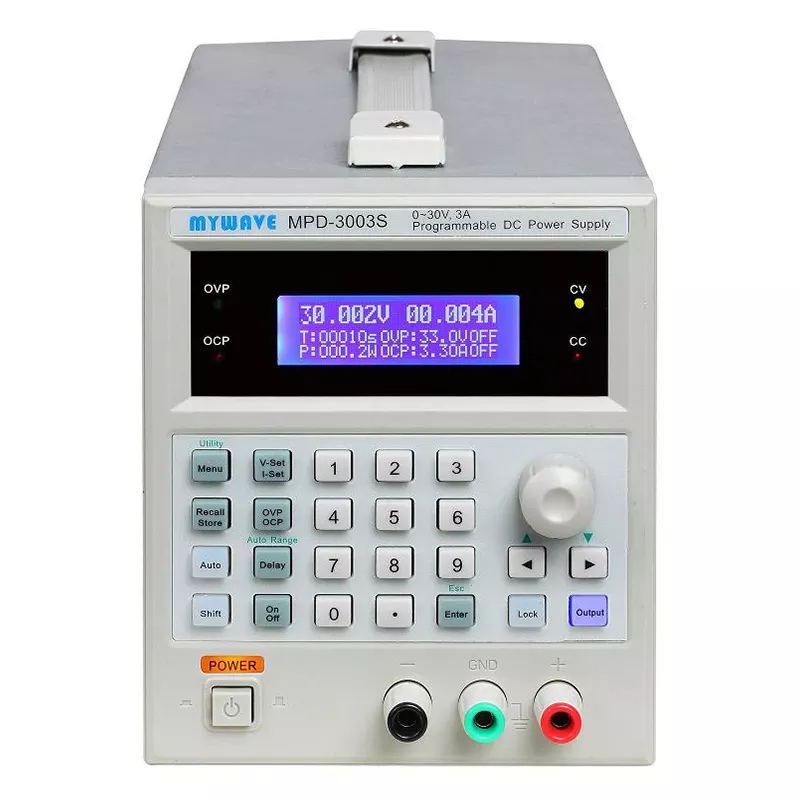 Linear Lab Power Supply Adjustable - แหล่งจ่ายไฟฟ้ากระแสตรงแบบดิจิตอลปรับค่าได้ MPD-3003S สำหรับการทดสอบแบบมืออาชีพและการทดสอบความเสื่อมสภาพของผลิตภัณฑ์