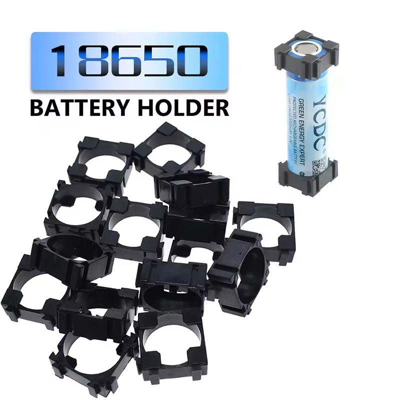 Spot Welder 18650 Battery Pack - 100 ชิ้น ที่ยึดแบตเตอรี่ 18650 แบบข้อต่อแบบบาโยเน็ต ตัวคั่นแบตเตอรี่พลาสติก