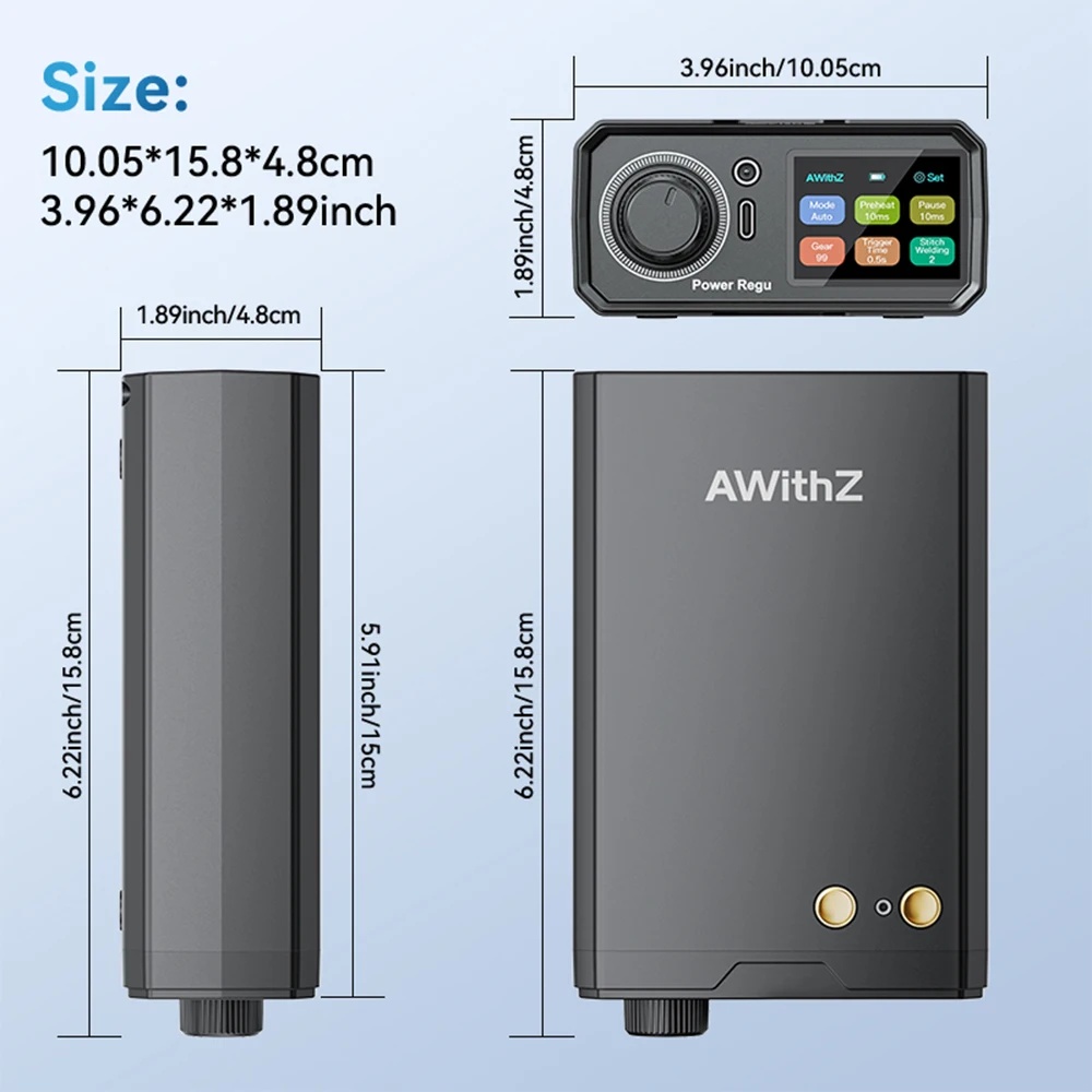 Spot Welder 18650 Battery Pack - เครื่องเชื่อมแบตเตอรี่แบบพกพา Awithz UK3 เครื่องเชื่อมขนาดเล็ก DIY สำหรับชุดแบตเตอรี่ลิเธียม