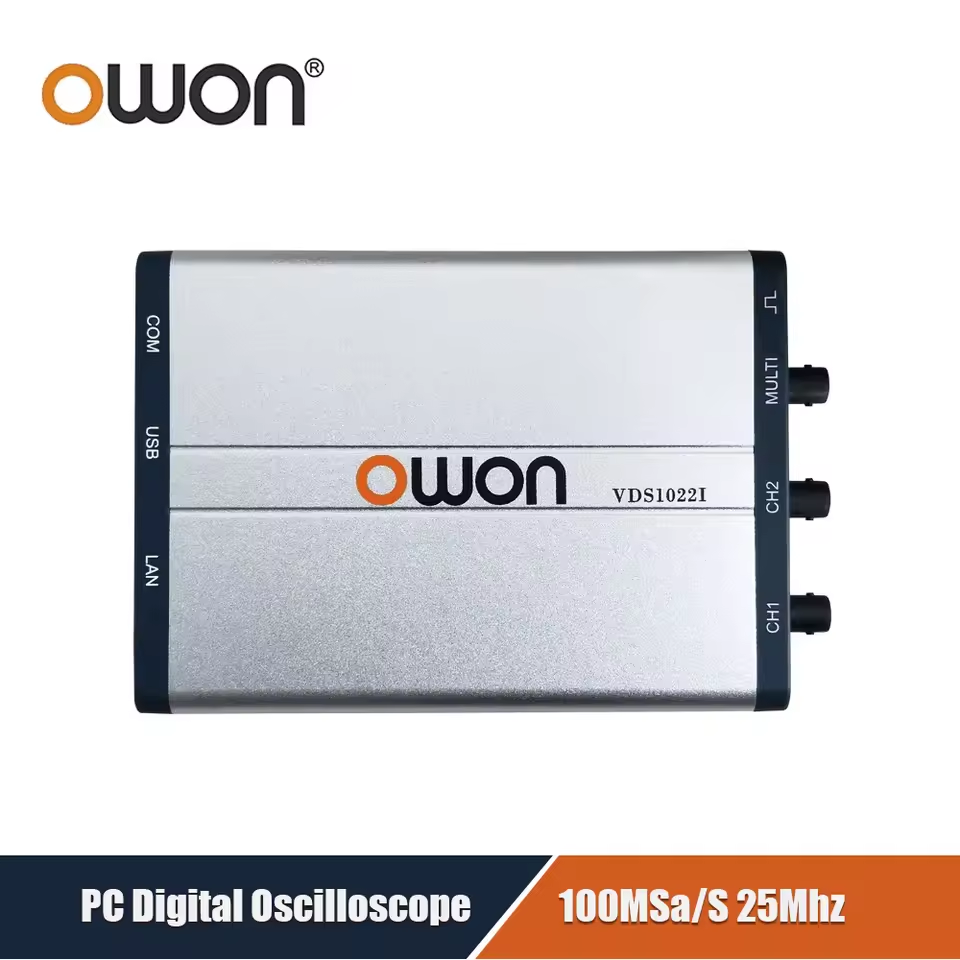 ออสซิลโลสโคปแบบเสมือนจริง OWON - Digital Storage Oscilloscope 100Mhz บทวิจารณ์และราคา