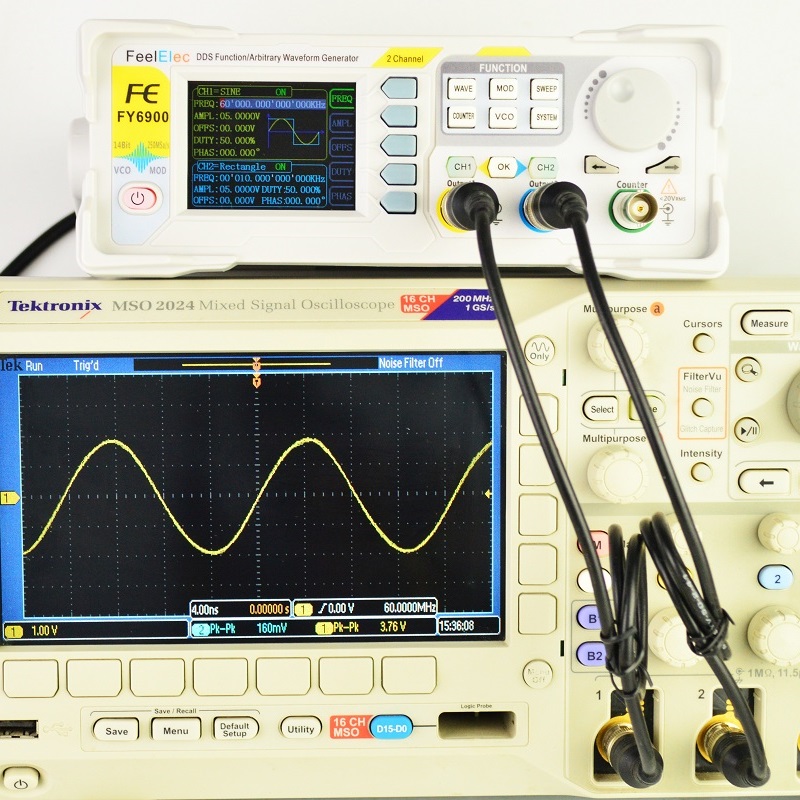 Feelelec FY6900 0-60MHz เครื่อ - Function Arbitrary Waveform Generator บทวิจารณ์และราคา