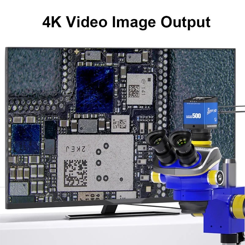กลไก HD กล้อง MOS 4K Pro /mos  - Stereo Trinocular Microscope Pcb บทวิจารณ์และราคา
