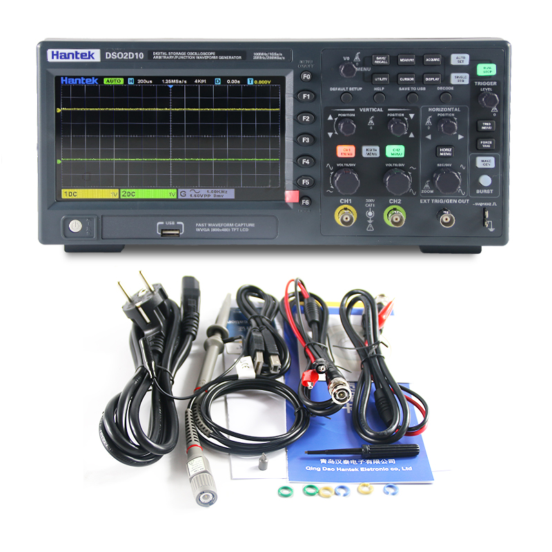 ออสซิลโลสโคปดิจิตอล Hantek DSO - Digital Storage Oscilloscope 100Mhz บทวิจารณ์และราคา