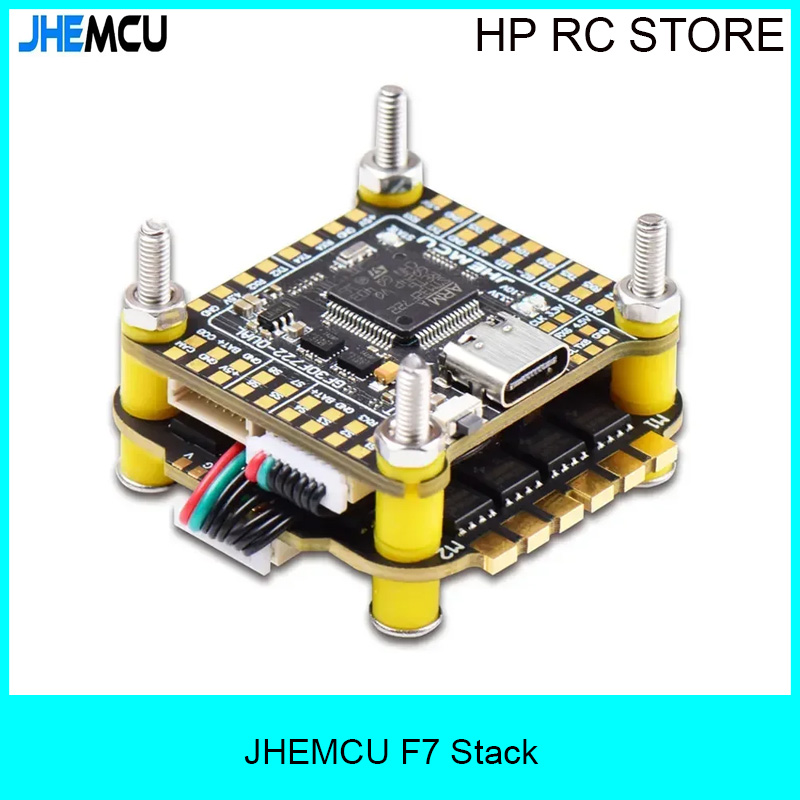 JHEMCU F7 F722 ชุดควบคุมการบิน - Fpv Flight Controller F7 Stack 60A บทวิจารณ์และราคา