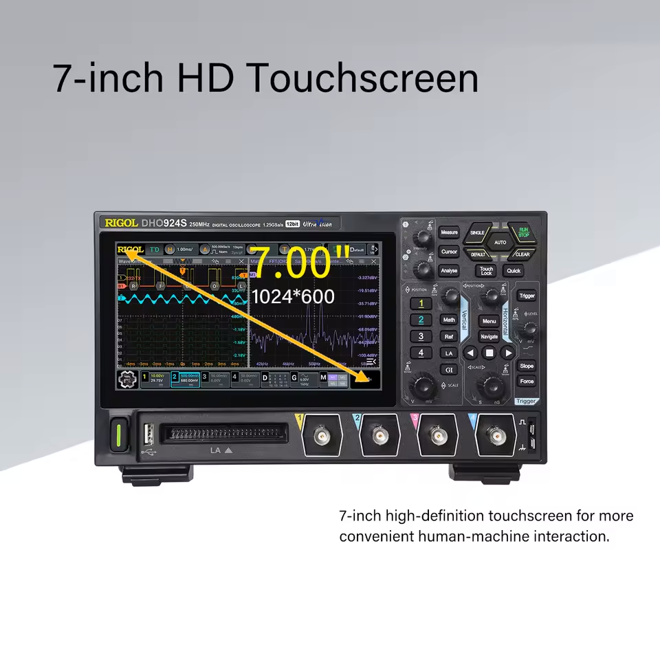 ออสซิลโลสโคป RIGOL รุ่น DHO900 - Signal Generator Spectrum Analyzer บทวิจารณ์และราคา