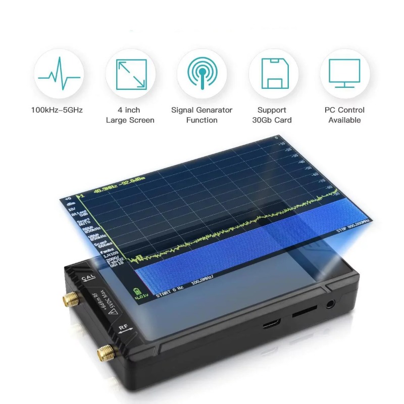 เครื่องวิเคราะห์สเปกตรัมแบบพกพ - Signal Generator Spectrum Analyzer บทวิจารณ์และราคา