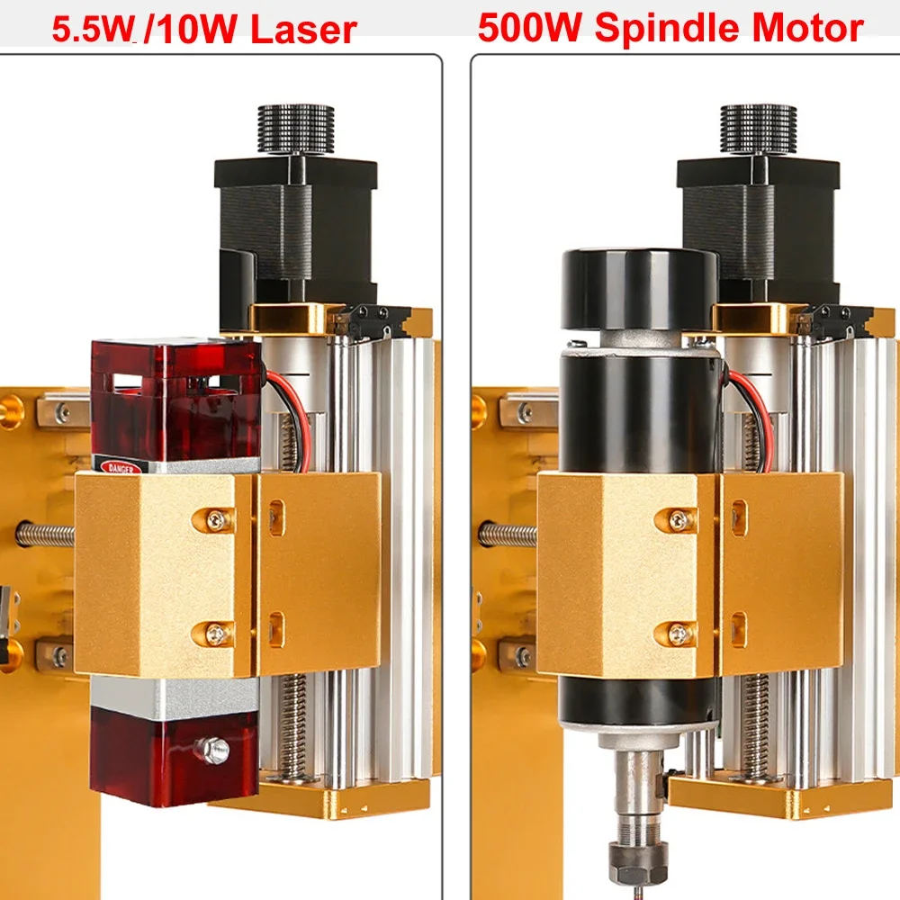 รางนำทางแบบเส้นตรง เครื่องแกะส - Mini Laser Engraver Cnc Router บทวิจารณ์และราคา