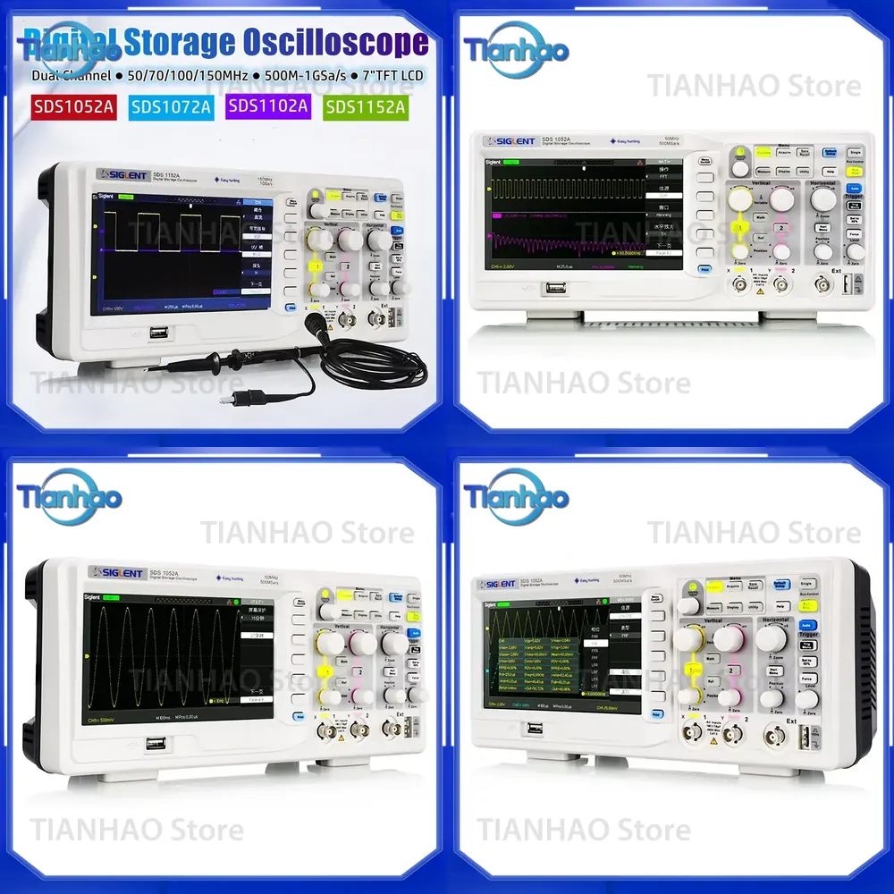 ออสซิลโลสโคปแบบดิจิตอลสำหรับ S - Digital Storage Oscilloscope 100Mhz บทวิจารณ์และราคา